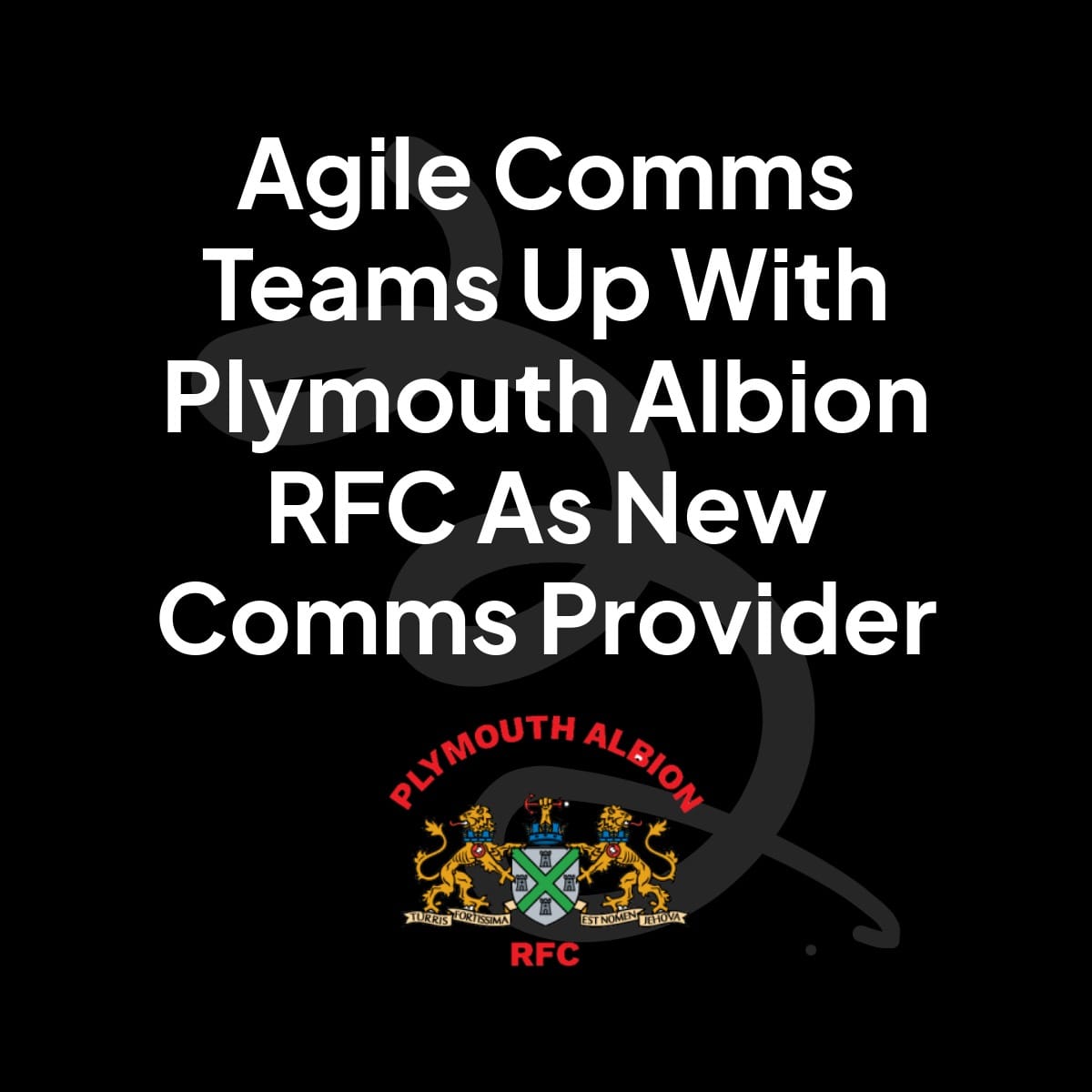 Agile Comms Teams Up With Plymouth Albion RF As New Comms Provider
