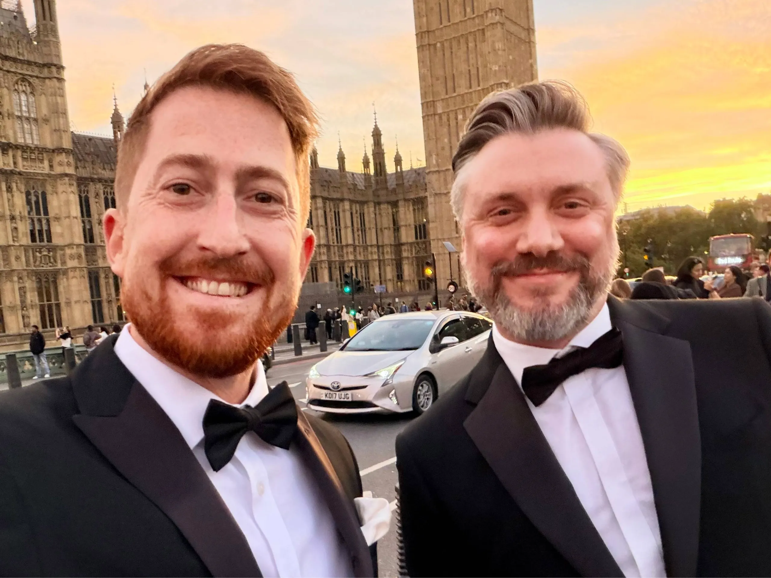 ollie and james in westminster